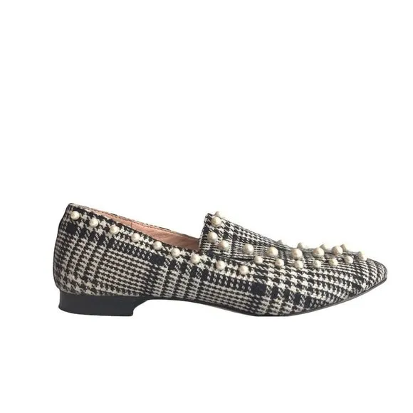 J. Crew Janie Houndstooth Loafers