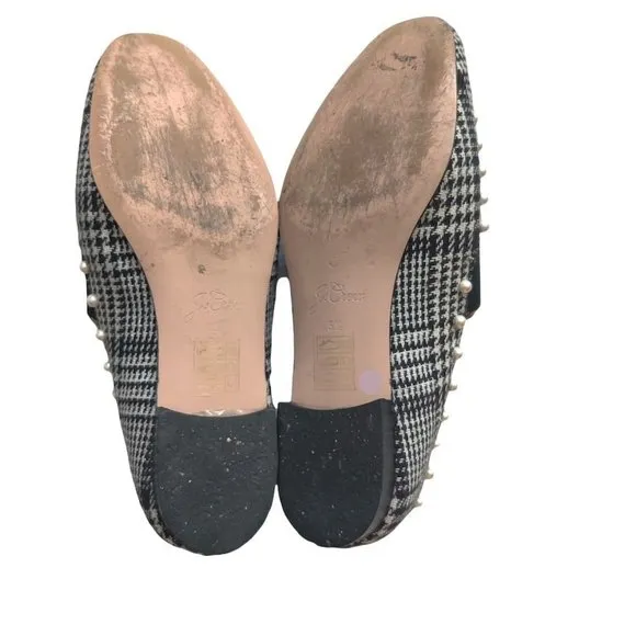 J. Crew Janie Houndstooth Loafers
