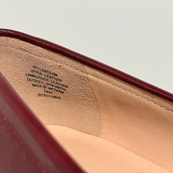J. Crew Maison tassel loafers in Italian leather Rich Burgandy NWOB size 9