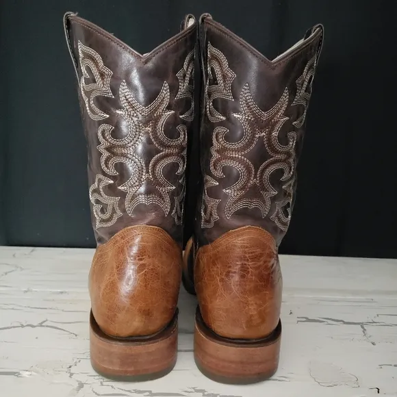 J.B. Dillon 'Reserve' Lizard Skin Cowboy Boots - Men's size 10D