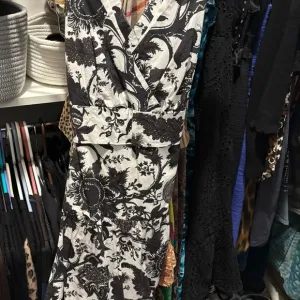 Jcrew Elegant Black and White Floral Maxi Dress
