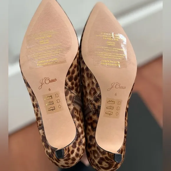 J.Crew Fiona Kitten-heel Ankle Boots in Calf Hair 6.5