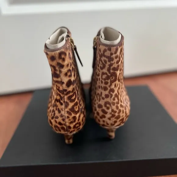 J.Crew Fiona Kitten-heel Ankle Boots in Calf Hair 6.5