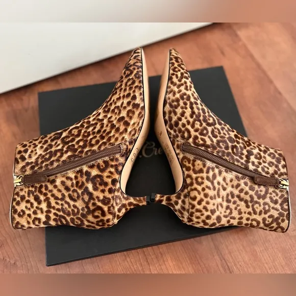J.Crew Fiona Kitten-heel Ankle Boots in Calf Hair 6.5
