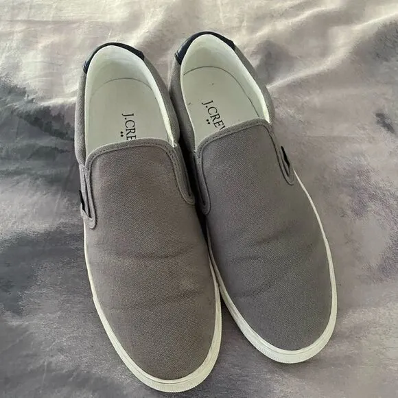 J. Crew Explorer Canvas Slip-On Sneakers Men’s Size 8