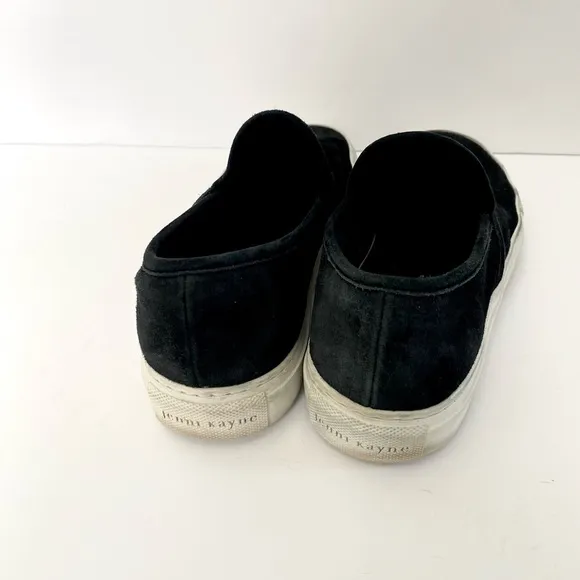 Jenni Kayne Lounger Slip On Suede Black Sneakers