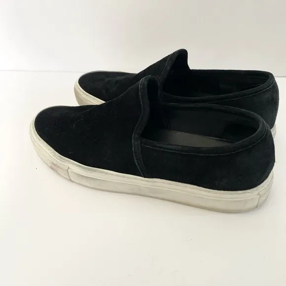 Jenni Kayne Lounger Slip On Suede Black Sneakers