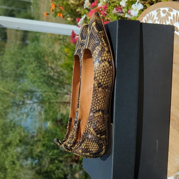 Jerome Dreyfuss snake skin flats 37