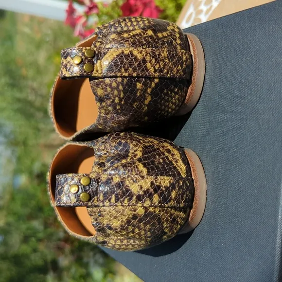 Jerome Dreyfuss snake skin flats 37