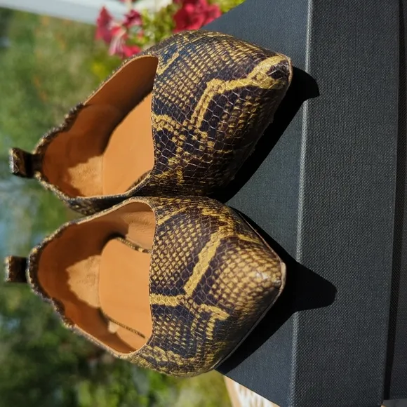 Jerome Dreyfuss snake skin flats 37