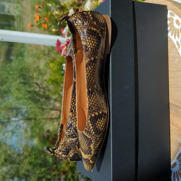 Jerome Dreyfuss snake skin flats 37