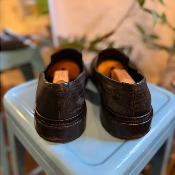 Jil Sander Black Leather Loafers
