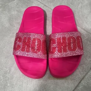 Jimmy Choo Hot pink beach Slides