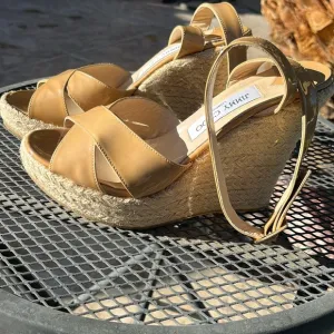 JIMMY CHOO STRAPPY ESPADRILLES