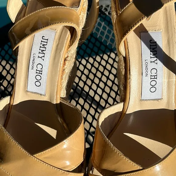 JIMMY CHOO STRAPPY ESPADRILLES