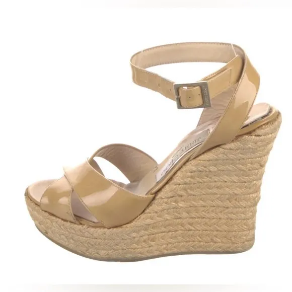JIMMY CHOO STRAPPY ESPADRILLES