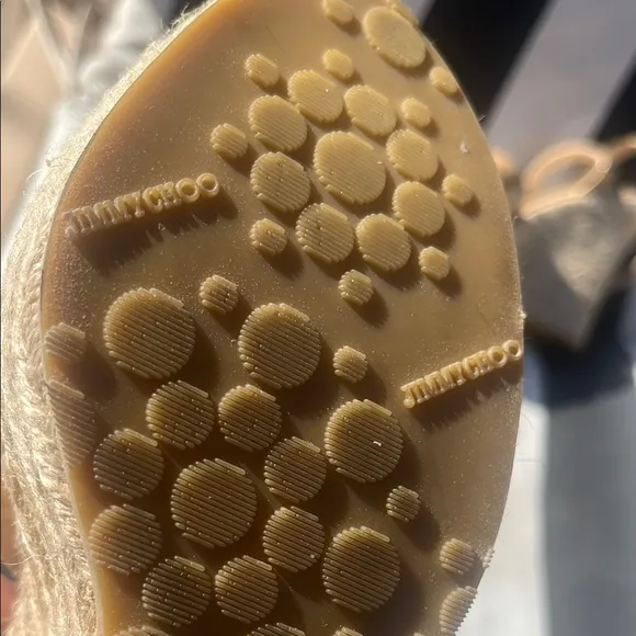 JIMMY CHOO STRAPPY ESPADRILLES