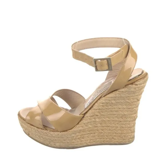 JIMMY CHOO STRAPPY ESPADRILLES