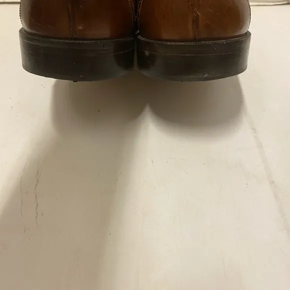 J.Murphy Brown Leather Loafers With Tassel Sz Mens 12 W
