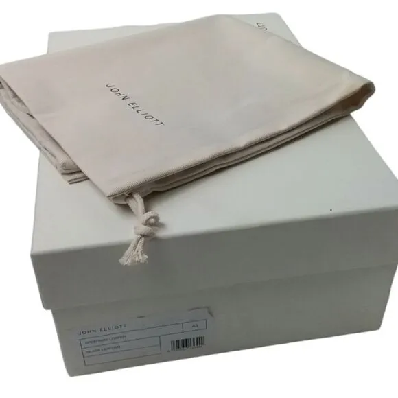 John Elliott Speedway Calf Leather Loafers in box with dustbag NIB