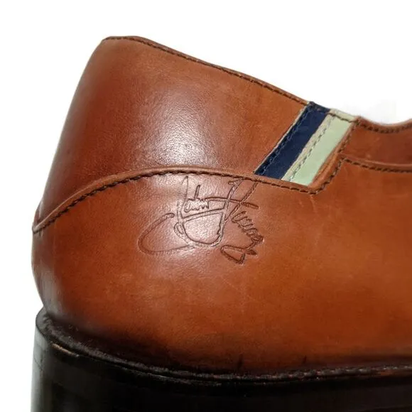 JOHN FLUEVOG Men's Brown Leather Oxford Derby Loafers 9