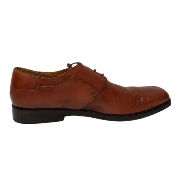 JOHN FLUEVOG Men's Brown Leather Oxford Derby Loafers 9