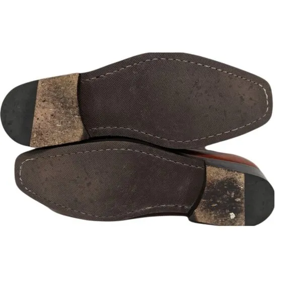JOHN FLUEVOG Men's Brown Leather Oxford Derby Loafers 9