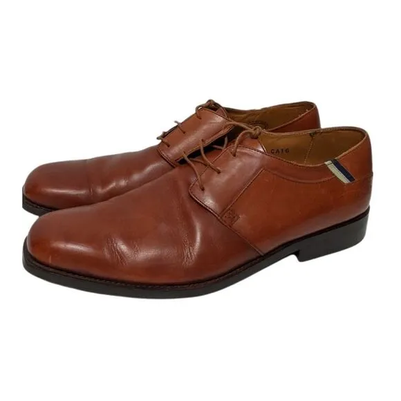 JOHN FLUEVOG Men's Brown Leather Oxford Derby Loafers 9