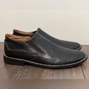 John Varvatos Brown Leather Loafers Mens size 9