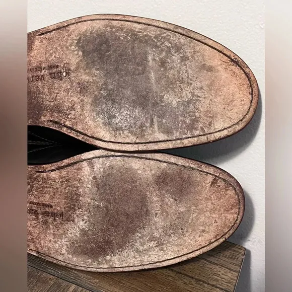 John Varvatos Brown Leather Loafers Mens size 9