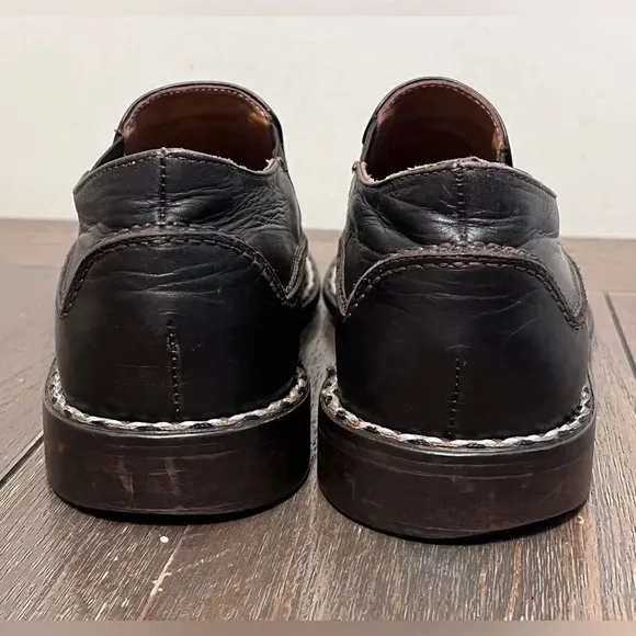 John Varvatos Brown Leather Loafers Mens size 9