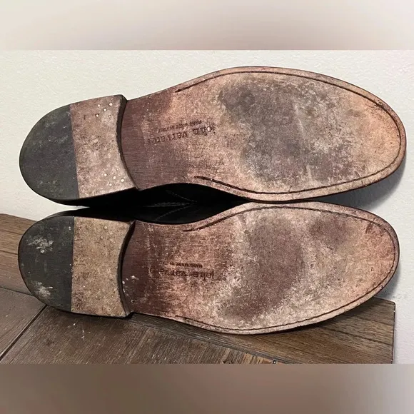 John Varvatos Brown Leather Loafers Mens size 9