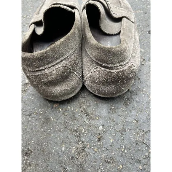 John Varvatos Grey Suede Loafer Size 11