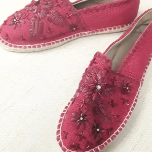 Johnny Was Antik Batik Red Tori Espadrilles