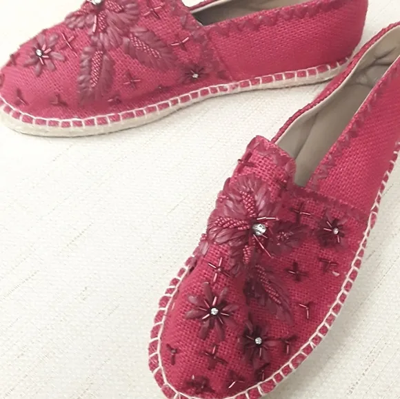 Johnny Was Antik Batik Red Tori Espadrilles