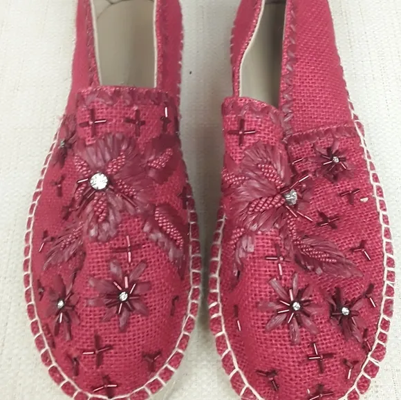 Johnny Was Antik Batik Red Tori Espadrilles