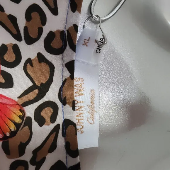 Johnny Was Fleur Kaftan Dress With Braided Tie NWT
