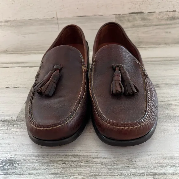 Johnston &amp; Murphy Men’s Size 12M Tassel Slip On Loafers Color-Brown