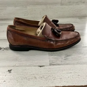 Johnston &amp; Murphy Men’s Tassel Slip On Loafers Chestnut Brown Size 13