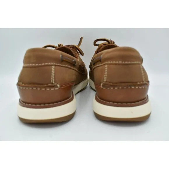 Johnston &amp; Murphy Mens Size 8.5 Bower Oiled Full Grain Leather Slip On Loafers