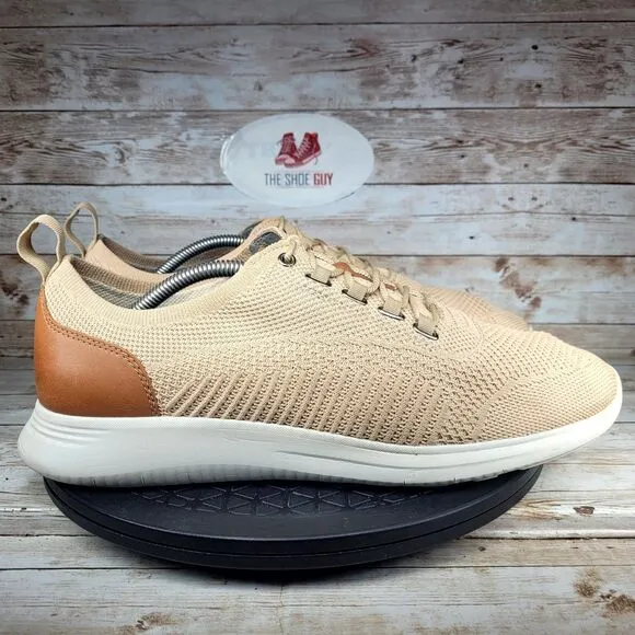 Johnston And Murphy Men's Size 11 Amherst Knit U-Throat Brown Casual Shoes