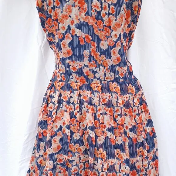 Joie Silk Floral Mini Dress | Flutter Sleeves | Romantic A-Line Style | NWT