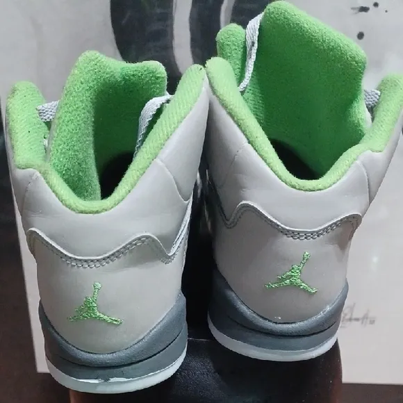 JORDAN 5 Retro Green Bean size 11c Pre-owned