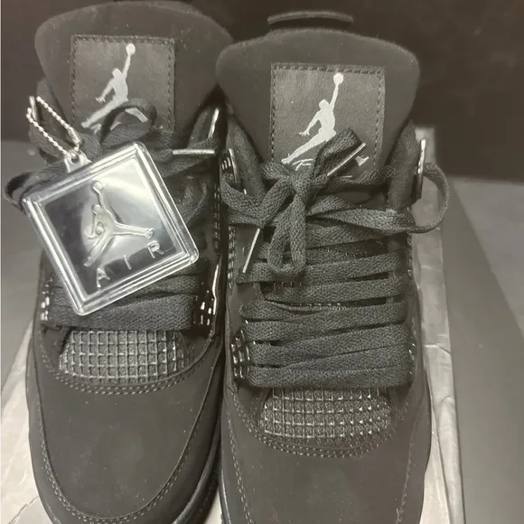 Jordan Black Sneakers Air Jordan 4 Design