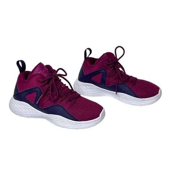 Jordan Formula 23 GP 881466-607 Red Burgundy Mesh Sneaker sz 13C Little Girl