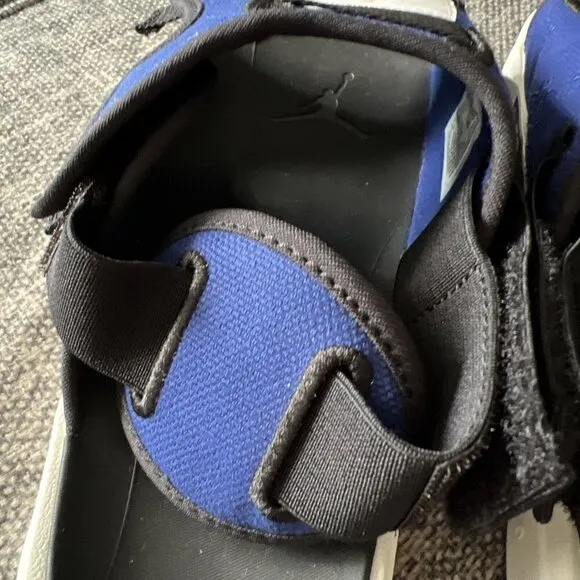 Jordan LS Slide Sandals Deep Royal Blue-Turf Orange NWT Men 8/Women 10