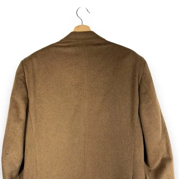 JoS A Bank 100% Camel Hair Traveler Blazer Sport Coat, Medium Brown, Size 44L