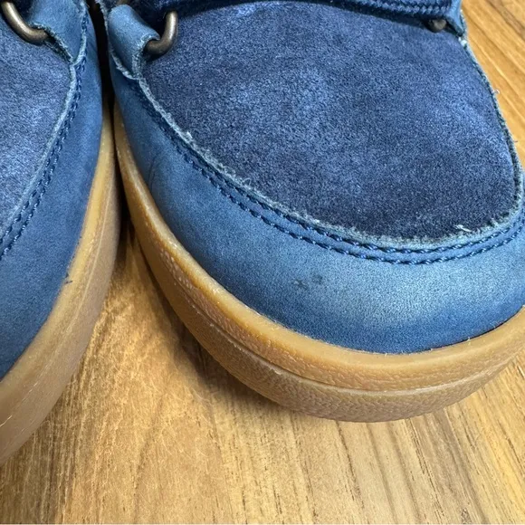 Joules Suede Boots Women’s 37 (US 6) Joules Charlton Boots Fold-Over Dark Blue
