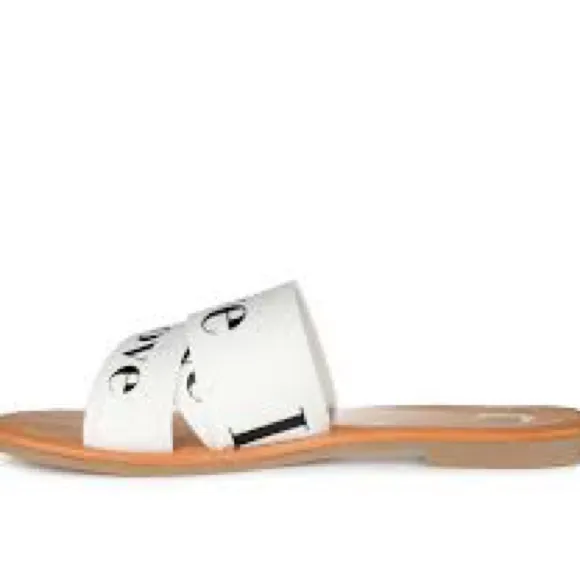 JOURNEE COLLECTION IVANTE COMFORT FOAM CRISSCROSS SLIDES SANDALS NWT SZ 7.5