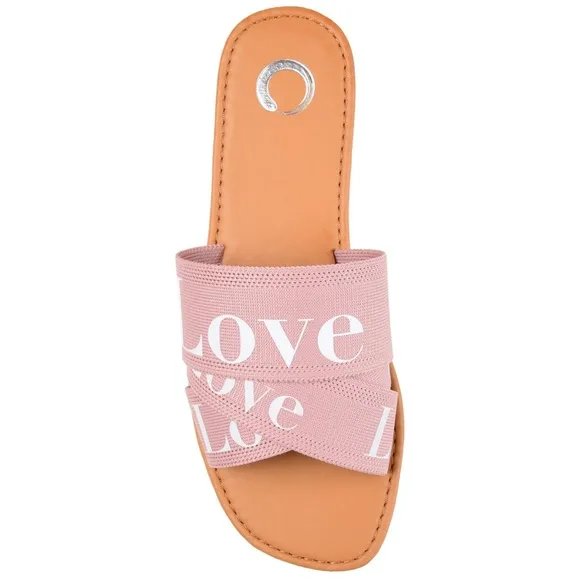 JOURNEE COLLECTION IVANTE COMFORT FOAM CRISSCROSS SLIDES SANDALS NWT